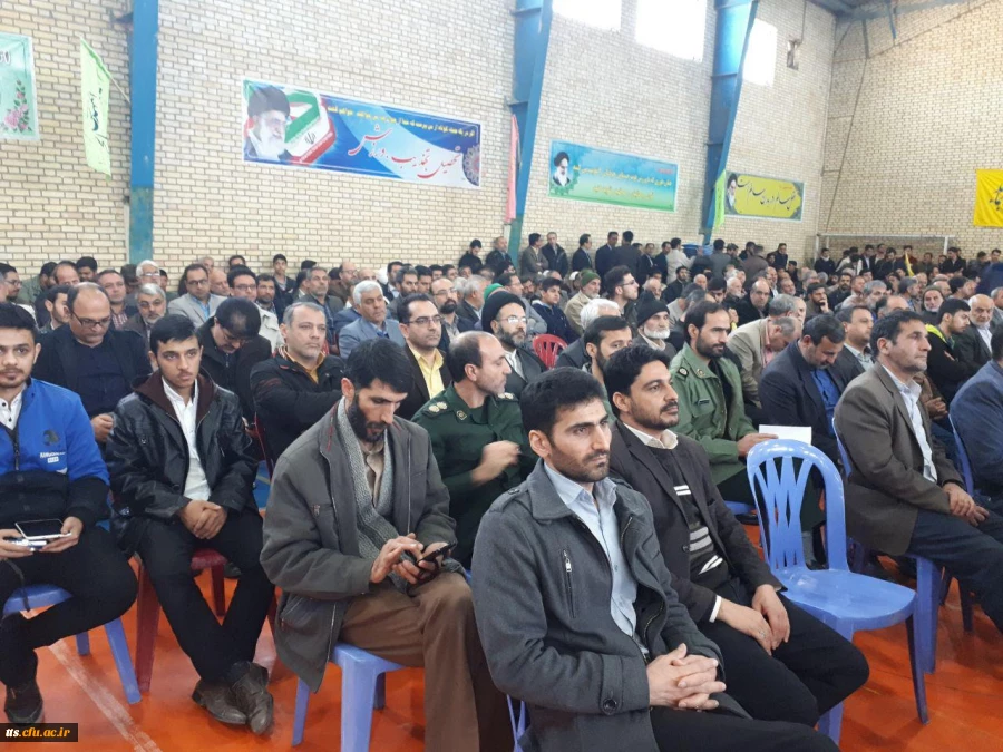 شرکت جمعی از مسئولین ، همکاران ، اساتید و دانشجویان دانشگاه فرهنگیان در همایش 9 دی ( روز بصیرت)  3