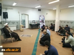 مراسم گرامیداشت  شهادت وعروج آسمانی سردار رشید اسلام، شهید سپهبد حاج  قاسم سلیمانی روز شنبه 21 دی ماه 1398 در دانشگاه فرهنگیان سبزوار واحد برادران برگزار گردید.  2