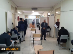 بازدید سرزده ریاست و معاونت محترم دانشگاه، از فرآیند برگزاری امتحانات ترم اول دانشگاه فرهنگیان واحد علامه طباطبایی سبزوار 3