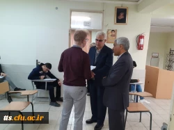 بازدید سرزده ریاست و معاونت محترم دانشگاه، از فرآیند برگزاری امتحانات ترم اول دانشگاه فرهنگیان واحد علامه طباطبایی سبزوار 5