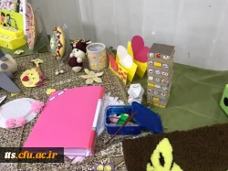 به همت دانشجو معلمان واحد (خواهران) نمایشگاه و کارگاه آثار هنری دانشجو معلمان ورودی 97 این دانشگاه، در محل سالن اجتماعات دانشگاه، برگزار گردید.  3