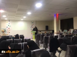 به همت دانشجو معلمان واحد (خواهران) نمایشگاه و کارگاه آثار هنری دانشجو معلمان ورودی 97 این دانشگاه، در محل سالن اجتماعات دانشگاه، برگزار گردید.  4