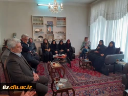 حضور ریاست محترم و هیات همراه پردیس هاشمی نژاد مشهد مقدس در دانشگاه فرهنگیان واحد علامه طباطبایی سبزوار(خواهران)   3