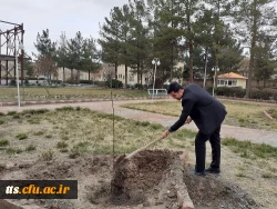 کاشت 10 اصله درخت، همزمان با گرامیداشت روز درختکاری در دانشگاه فرهنگیان سبزوار صورت گرفت.  8