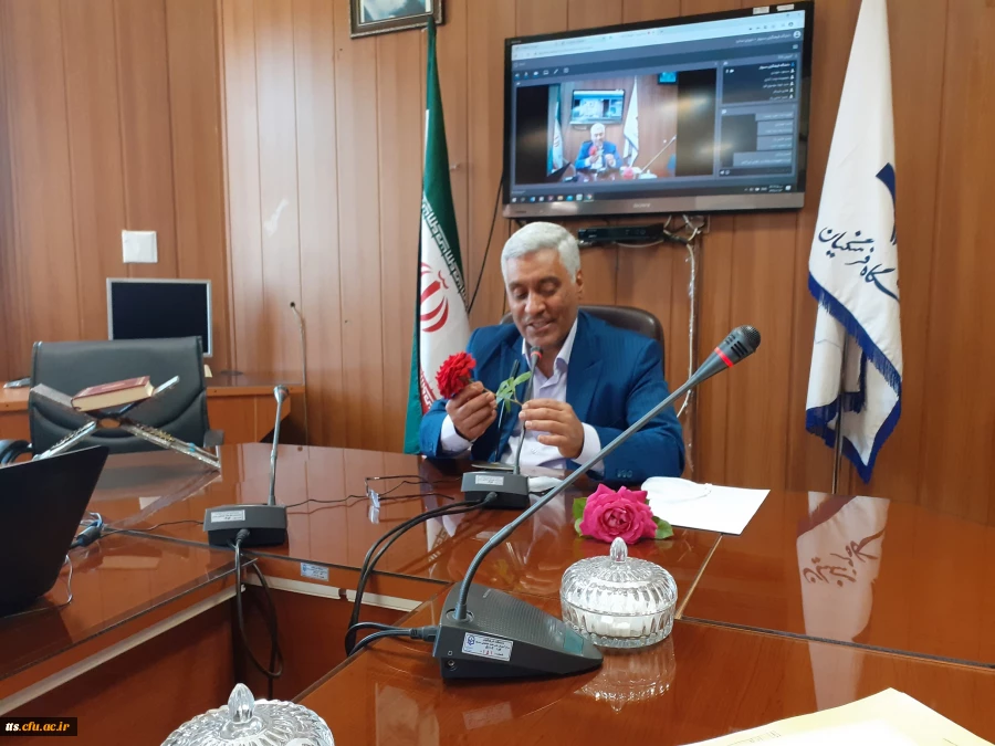 جلسه شورای اساتید دانشگاه فرهنگیان سبزوار-به صورت مجازی(ویدئو کنفرانس) 3