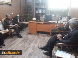 حضور ریاست دانشگاه فرهنگیان سبزوار به همراه جناب آقای نیری، سرپرست مدیریت امور پردیس های استان خراسان رضوی در اداره کل نوسازی، توسعه و تجهیز مدارس استان خراسان رضوی.  3