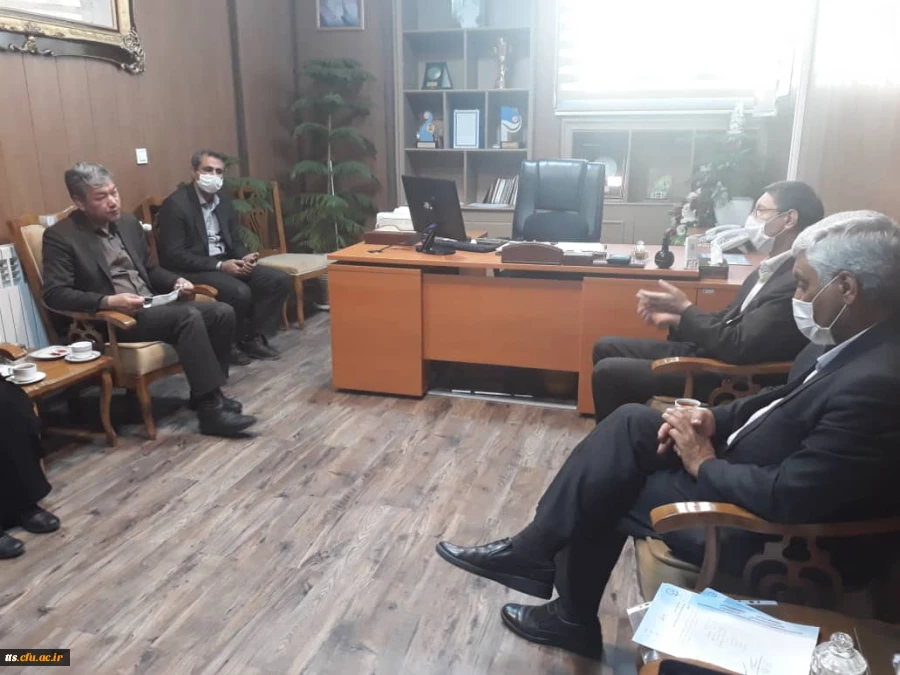 حضور ریاست دانشگاه فرهنگیان سبزوار به همراه جناب آقای نیری، سرپرست مدیریت امور پردیس های استان خراسان رضوی در اداره کل نوسازی، توسعه و تجهیز مدارس استان خراسان رضوی.  3