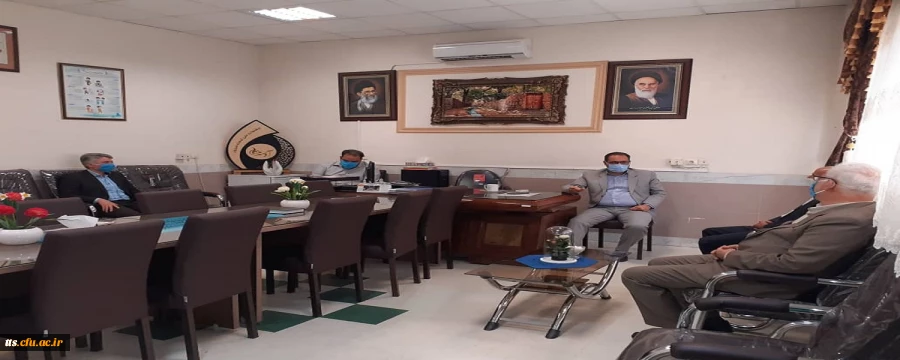 جلسه کارورزی سال 99 دانشگاه فرهنگیان سبزوار در اداره اموزش و پرورش این شهرستان  2