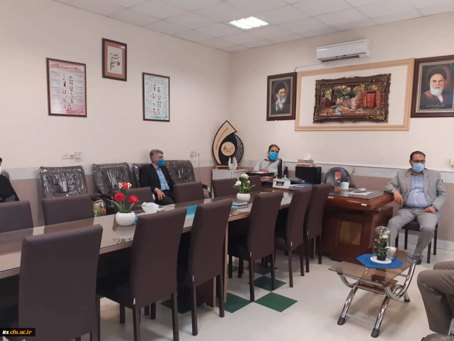 جلسه کارورزی سال 99 دانشگاه فرهنگیان سبزوار در اداره اموزش و پرورش این شهرستان  4