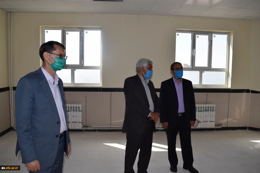 بازدید سرپرست محترم مدیریت امور پردیس های استان خراسان رضوی از ساختمان دوم دانشگاه فرهنگیان سبزوار  3