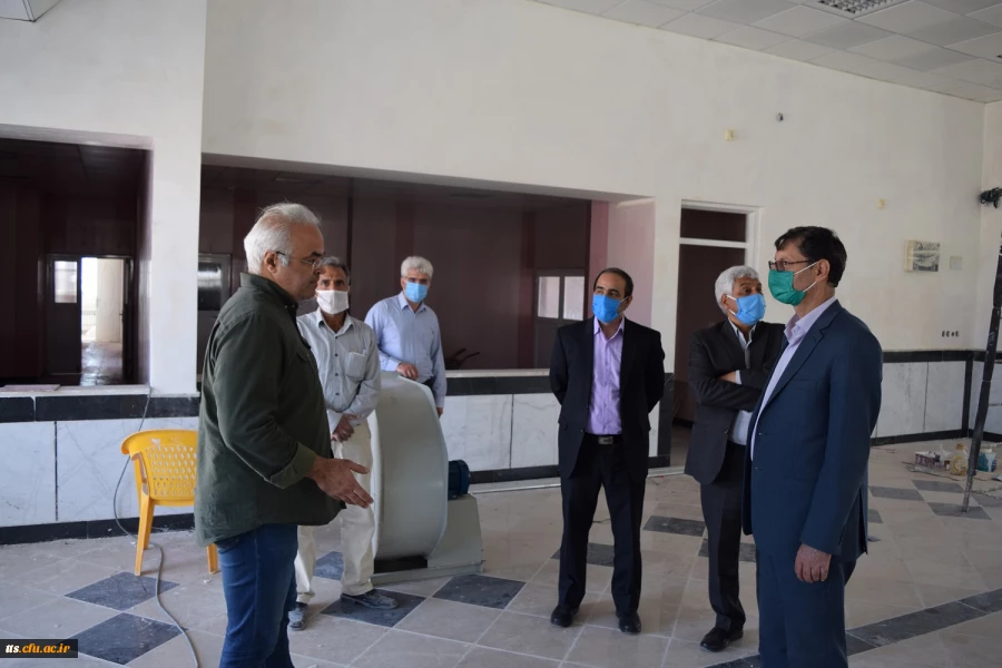 بازدید سرپرست محترم مدیریت امور پردیس های استان خراسان رضوی از ساختمان دوم دانشگاه فرهنگیان سبزوار  5