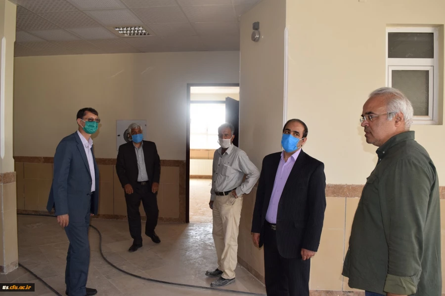بازدید سرپرست محترم مدیریت امور پردیس های استان خراسان رضوی از ساختمان دوم دانشگاه فرهنگیان سبزوار  6