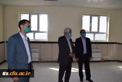 بازدید سرپرست محترم مدیریت امور پردیس های استان خراسان رضوی از ساختمان دوم دانشگاه فرهنگیان سبزوار 6