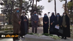 همزمان با گرامیداشت دهه مبارک فجر، حضور در مزاری شهدای شهرستان سبزوار  2