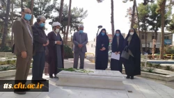 همزمان با گرامیداشت دهه مبارک فجر، حضور در مزاری شهدای شهرستان سبزوار  2