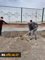 در تاریخ 28 اسفند ماه 1399، جمعی از دانشجو معلمان و کارکنان دانشگاه فرهنگیان سبزوار با حضور در ساختمان دوم دانشگاه فرهنگیان سبزوار،  به کاشت چند اصله درخت که از طرف سازمان سیما منظر به ساختمان دوم دانشگاه فرهنگیان سبزوار اهدا شده بود، اقدام نمودند. 4