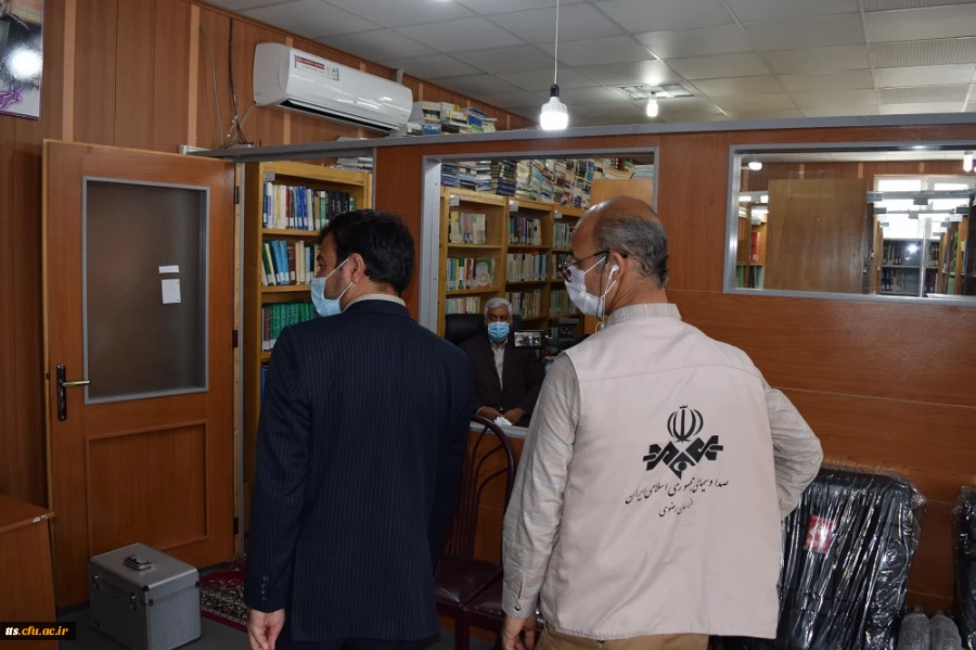 مصاحبه صدا و سیمای استان خراسان رضوی با جناب آقای دکتر بینش، ریاست دانشگاه فرهنگیان سبزوار  2