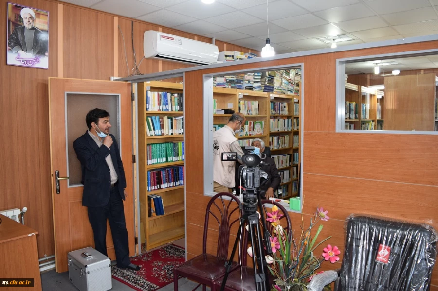 مصاحبه صدا و سیمای استان خراسان رضوی با جناب آقای دکتر بینش، ریاست دانشگاه فرهنگیان سبزوار  2