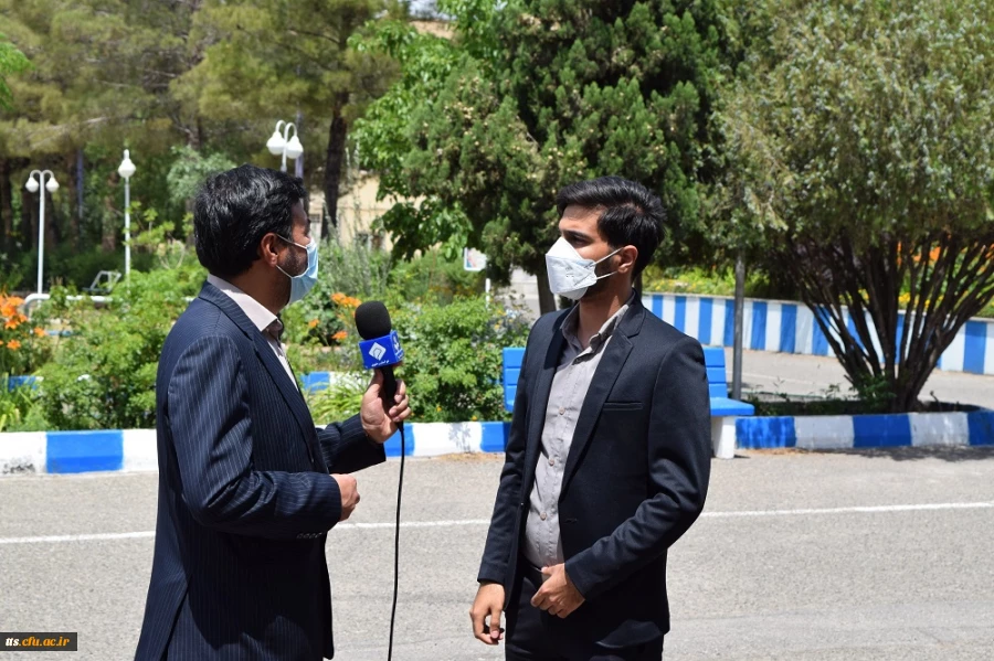 مصاحبه صدا و سیمای استان خراسان رضوی با جناب آقای دکتر بینش، ریاست دانشگاه فرهنگیان سبزوار  2