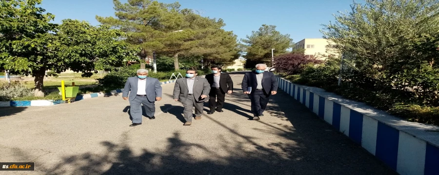 حضور معاونت استاندار و فرماندار ویژه شهرستان سبزوار در محل دانشگاه فرهنگیان  2