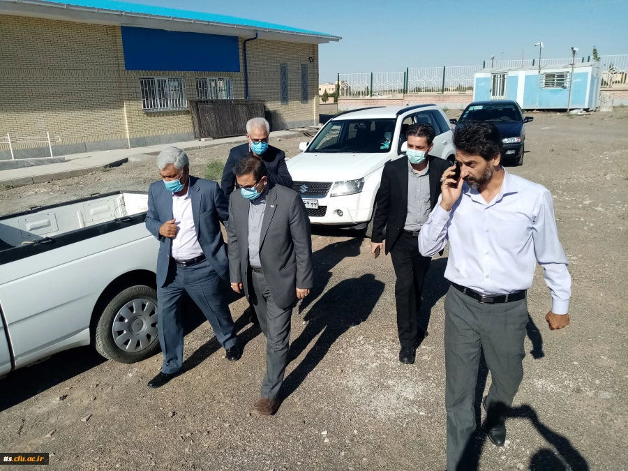 حضور معاونت استاندار و فرماندار ویژه شهرستان سبزوار در محل دانشگاه فرهنگیان  3