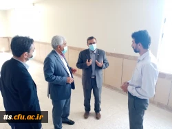 حضور معاونت استاندار و فرماندار ویژه شهرستان سبزوار در محل دانشگاه فرهنگیان  4