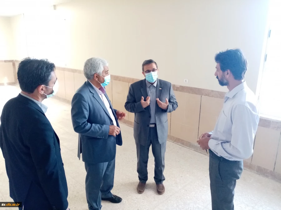 حضور معاونت استاندار و فرماندار ویژه شهرستان سبزوار در محل دانشگاه فرهنگیان  4