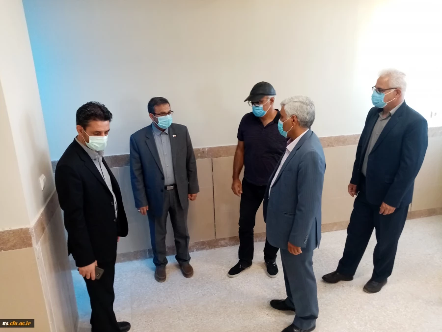 حضور معاونت استاندار و فرماندار ویژه شهرستان سبزوار در محل دانشگاه فرهنگیان  5