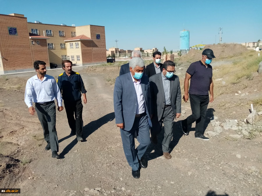 حضور معاونت استاندار و فرماندار ویژه شهرستان سبزوار در محل دانشگاه فرهنگیان  7