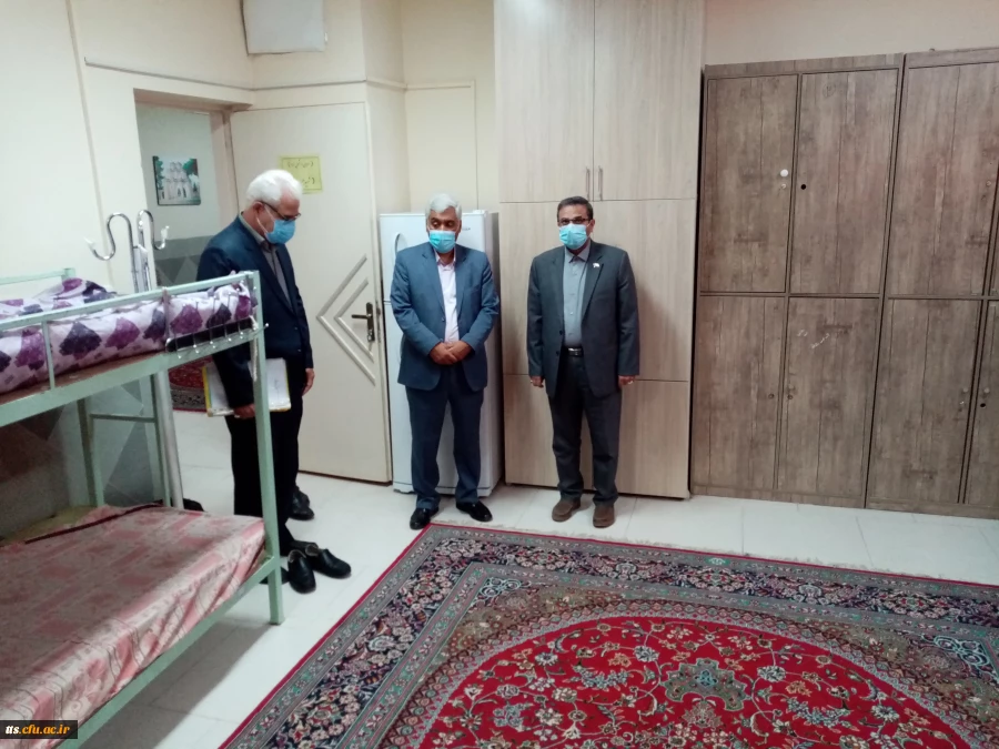 حضور معاونت استاندار و فرماندار ویژه شهرستان سبزوار در محل دانشگاه فرهنگیان  9