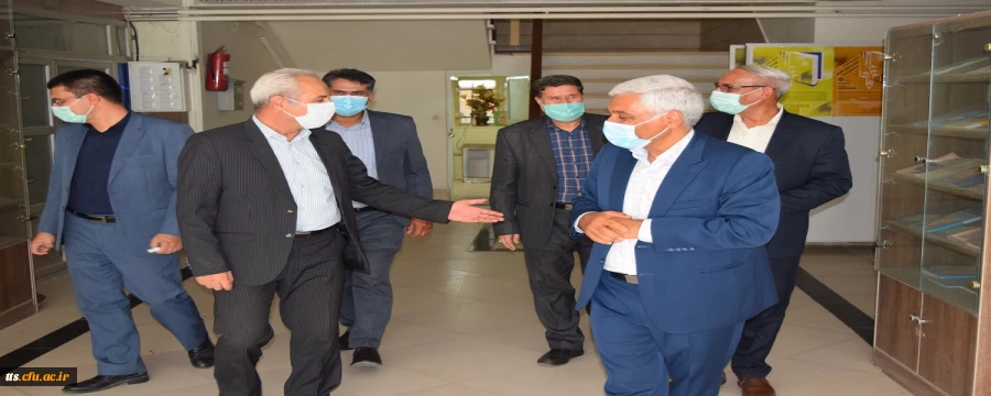بازدید معاون محترم هماهنگی مدیریت امور پردیس های استان خراسان رضوی با هیات همراه از دانشگاه فرهنگیان سبزوار  3