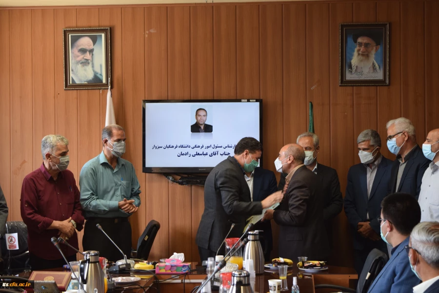 آیین تکریم کارشناس مسئول امور فرهنگی دانشگاه فرهنگیان سبزوار  3