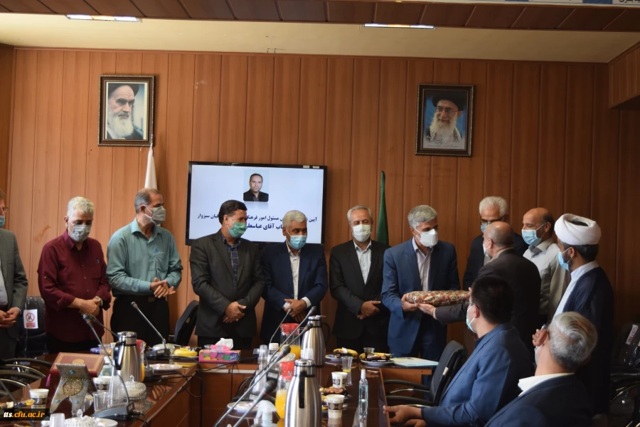 آیین تکریم کارشناس مسئول امور فرهنگی دانشگاه فرهنگیان سبزوار  4