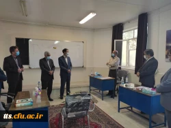 بازدید سپرست مدیریت امور پردیس های استان خراسان رضوی از فرآیند مصاحبه پذیرفته شدگان 3 برابر ظرفیت مرحله اول دانشگاه فرهنگیان  9