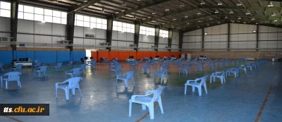 همکاری دانشگاه فرهنگیان سبزوار در واکسیناسیون کرونا 