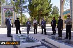 همزمان با گرامیداشت هفته دفاع مقدس صورت گرفت، غبارروبی مزار شهدا و تجدید پیمان با آرمان های شهدای 8 سال دفاع مقدس  3