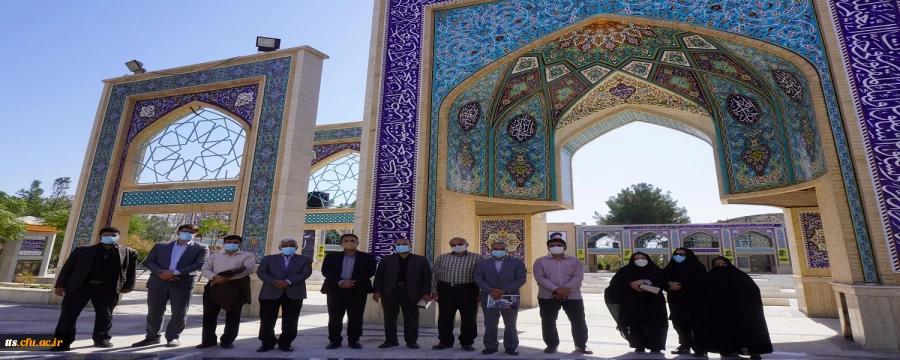 همزمان با گرامیداشت هفته دفاع مقدس صورت گرفت، غبارروبی مزار شهدا و تجدید پیمان با آرمان های شهدای 8 سال دفاع مقدس  2