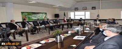 جلسه بررسی شرایط و رفع مشکلات ساختمان جدید دانشگاه فرهنگیان سبزوار 