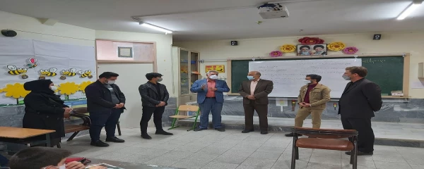 بازدید از کلاس های درس و کارورزی دانشجو معلمان  2