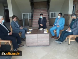 حضور سپرست محترم معاونت استاندار و فرماندار ویژه شهرستان سبزوار و رئیس اداره راه و شهرسازی شهرستان در طرح پردیس دانشگاه فرهنگیان سبزوار  2