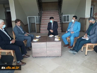 حضور سرپرست محترم معاونت استاندار و فرماندار ویژه شهرستان سبزوار و رئیس اداره راه و شهرسازی شهرستان در طرح پردیس دانشگاه فرهنگیان سبزوار 