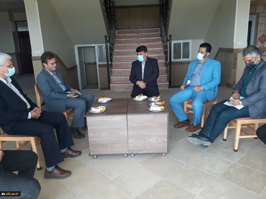 حضور سپرست محترم معاونت استاندار و فرماندار ویژه شهرستان سبزوار و رئیس اداره راه و شهرسازی شهرستان در طرح پردیس دانشگاه فرهنگیان سبزوار  2