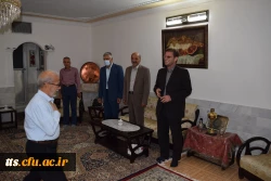 به مناسبت دهه سرآمدی آموزش صورت گرفت. حضور در منزل دو تن از استادان گرانقدر بازنشسته  4