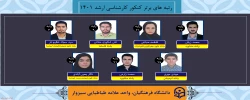 افتخار آفرینان دانشگاه فرهنگیان سبزوار در آزمون کارشناسی ارشد سال 1401 2