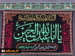 مراسم زیارت عاشورا با حضور دانشجویان خواهر و همکاران دانشگاه 2