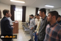 حضور سرپرست دانشگاه در کلاس های درس، همزمان با اغاز فرآیند اموزش حضوری در دانشگاه فرهنگیان سبزوار  3