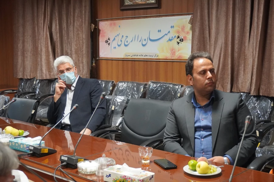 حضور نماینده محترم شهرستان سبزوار در مجلس شورای اسلامی، جناب آقای دکتر محبی و سرپرست مدیریت امور پردیس های استان خراسان رضوی در دانشگاه فرهنگیان سبزوار  5