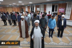 اقامه نماز جماعت مغرب و عشا با حضور پرشور دانشجو معلمان توسط امام جمعه محترم سبزوار  2