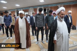 اقامه نماز جماعت مغرب و عشا با حضور پرشور دانشجو معلمان توسط امام جمعه محترم سبزوار  3