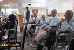 حضور گروه هنری دانشجو معلمان دانشگاه فرهنگیان سبزوار در سرای سالمندان پدر (موسسه خیریه حاج عباس صالح آبادی)  2